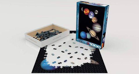 NASA Saulės sistemos dėlionė 1000 detalių – edukacinė, 50x70 cm