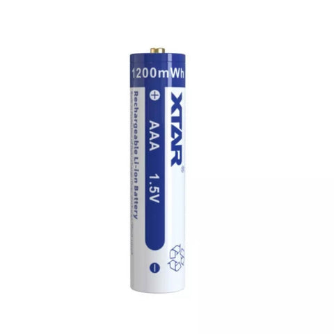 Xtar AAA 1.5V įkraunamos ličio jonų baterijos 1200mWh, 4 vnt.