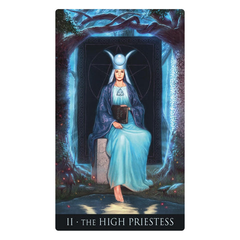 Silver Witchcraft Tarot kortos su sidabro kraštais, prabangi kaladė