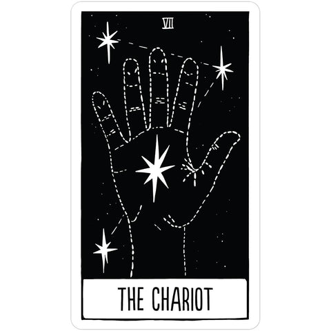 Star String Tarot taro kortos – juodai baltos gamtos ir kosmoso kaladė