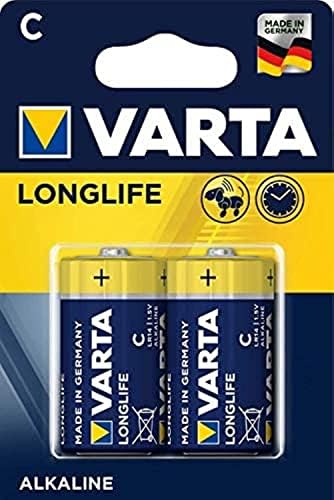 Varta Long Life C LR14 šarminės baterijos, 2 vnt., 1,5 V