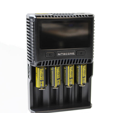 Nitecore SC4 greitas universalus 4 lizdų baterijų įkroviklis