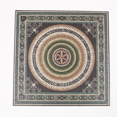 Medinė mandalos dėlionė „Baltų saulė“, 360 detalių