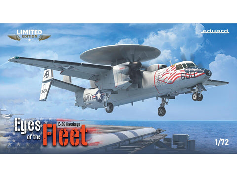 Eduard Grumman E-2C Hawkeye „Eyes of the Fleet“ modelis 1/72 riboto leidimo