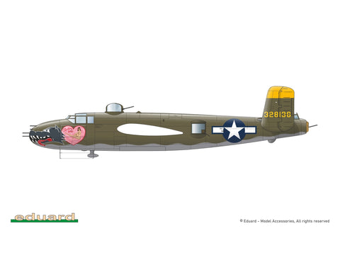 Eduard B-25J Mitchell Strafer 1/48 plastikinis lėktuvo modelis