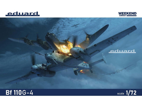 Eduard Messerschmitt Bf 110G-4 1/72 plastikinis modelis (Weekend Edition)