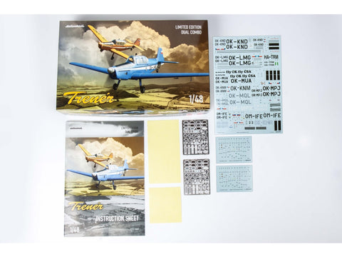 Eduard Zlín Z-26 Trenér 1/48 riboto leidimo Dual Combo rinkinys