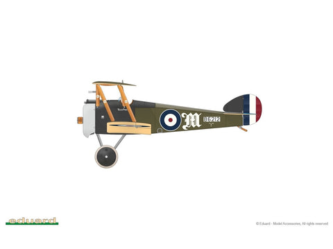 Eduard Sopwith Camel F.1 (Bentley) 1/48 surenkamas lėktuvo modelis Weekend