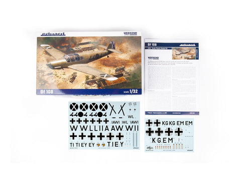 Eduard Messerschmitt Bf 108 plastikinis surenkamas modelis 1/32