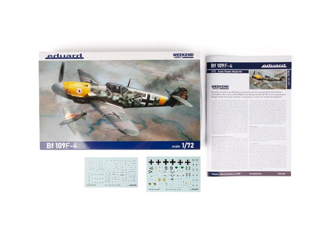 Eduard Messerschmitt Bf 109 F-4 Weekend edition lėktuvo modelis 1/72 7478