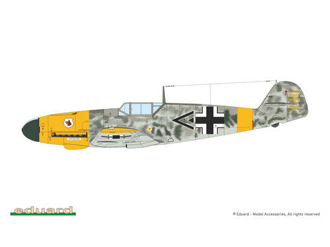 Eduard Messerschmitt Bf 109 F-4 Weekend edition lėktuvo modelis 1/72 7478