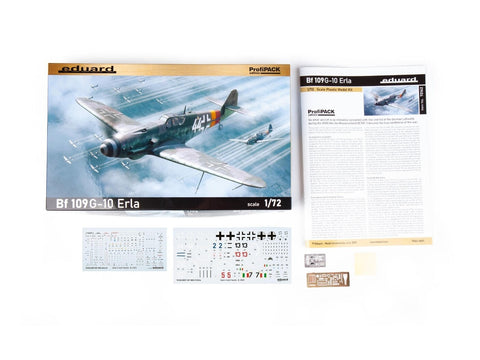 Eduard Messerschmitt Bf 109G-10 Erla ProfiPACK 1/72 plastikinis modelis