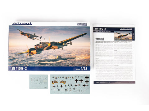 Eduard Messerschmitt Bf 110G-2 1/72 Weekend Edition plastikinis modelis