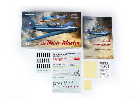 Eduard Z-326 Trener Master Limited Edition 1/48 plastikinis lėktuvo modelis