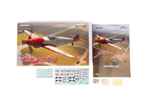 Avia S-99/C-10 (Bf 109) plastikinis lėktuvo modelis 1:72, ribotas