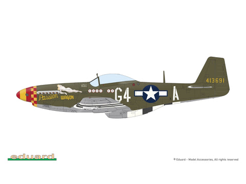 Plastikinis modelis North American P-51D-5 Mustang 1/72 Weekend Edition
