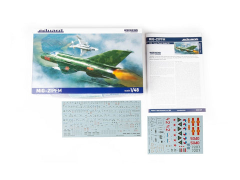 Eduard MiG-21PFM 1/48 plastikinis lėktuvo modelis Weekend Edition (84202)