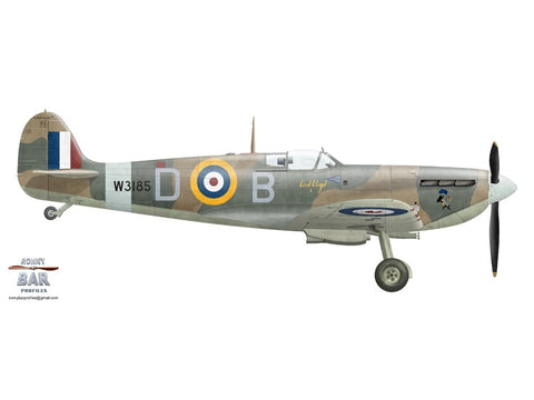 Kotare Supermarine Spitfire Mk.Va 1/32 plastikinis surenkamas modelis