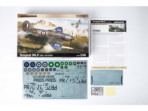 Eduard Hawker Tempest Mk.II vėlyvas ProfiPack 1/48 surinkimo rinkinys (82125)