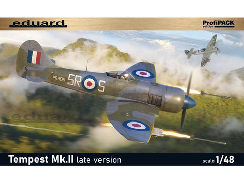 Eduard Hawker Tempest Mk.II vėlyvas ProfiPack 1/48 surinkimo rinkinys (82125)