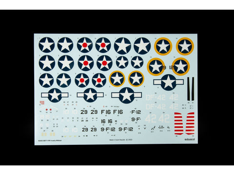 Eduard Grumman F4F-4 Wildcat ankstyvas ProfiPACK 1/48 surenkamas modelis 82202