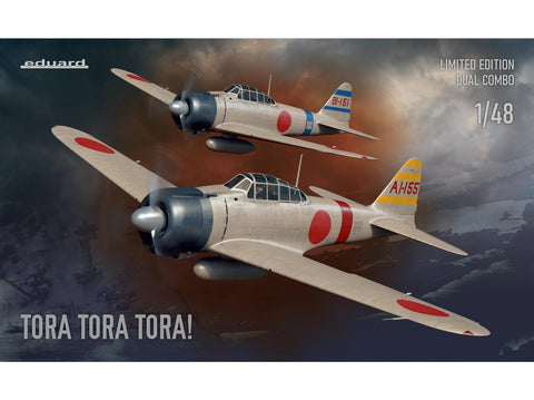 Eduard TORA TORA TORA! ribotas leidimas Dual Combo Mitsubishi A6M Zero 1/48
