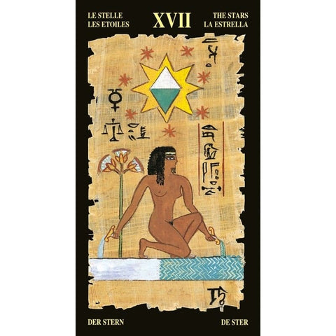 Lo Scarabeo: Egyptian Tarot Kortos - HOBI.LT 🇱🇹