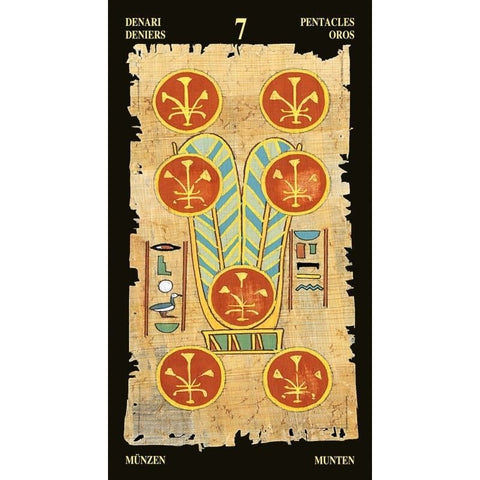 Lo Scarabeo: Egyptian Tarot Kortos - HOBI.LT 🇱🇹