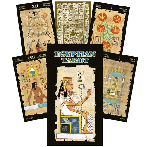 Lo Scarabeo: Egyptian Tarot Kortos - HOBI.LT 🇱🇹