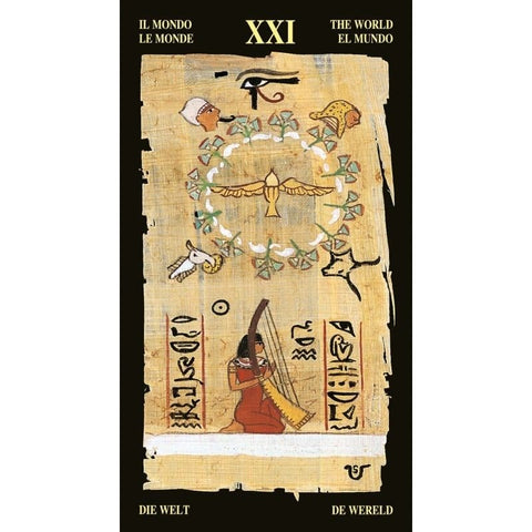 Lo Scarabeo: Egyptian Tarot Kortos - HOBI.LT 🇱🇹