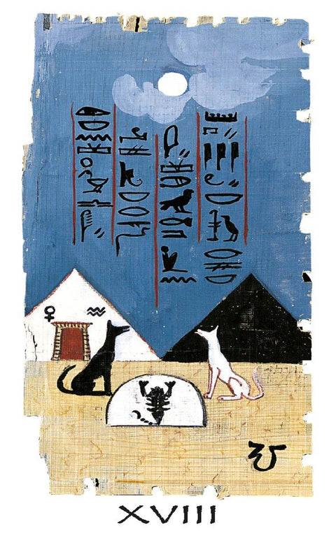 Lo Scarabeo: Egyptian Tarott mini (new edition) Tarot kortos - HOBI.LT 🇱🇹