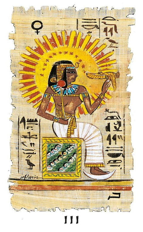 Lo Scarabeo: Egyptian Tarott mini (new edition) Tarot kortos - HOBI.LT 🇱🇹