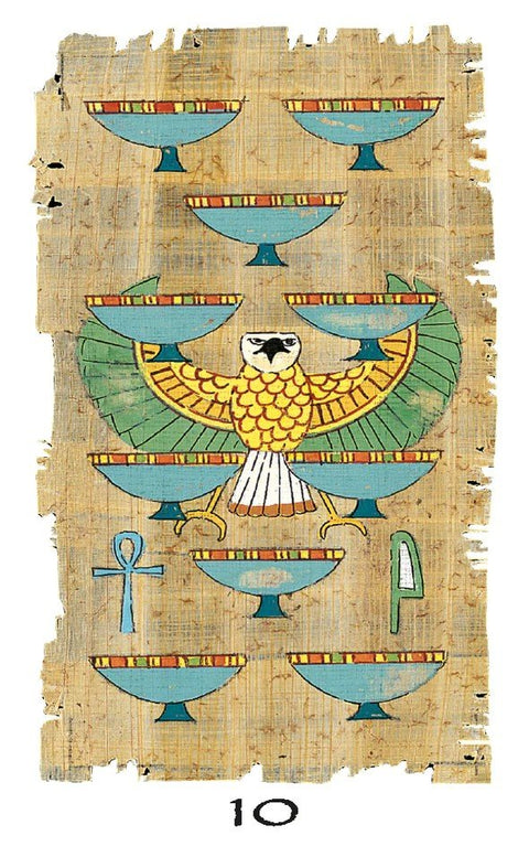 Lo Scarabeo: Egyptian Tarott mini (new edition) Tarot kortos - HOBI.LT 🇱🇹