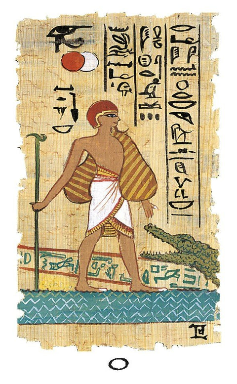 Lo Scarabeo: Egyptian Tarott mini (new edition) Tarot kortos - HOBI.LT 🇱🇹