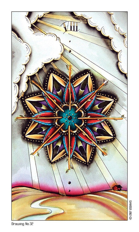 US Games Systems: Eight Coins Tattoo Tarot kortos - HOBI.LT 🇱🇹