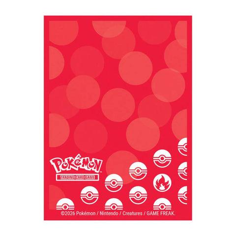 Ultra Pro Pokémon TCG „Fire Energy“ kortų įmautės 65 vnt., raudonos 66x91 mm