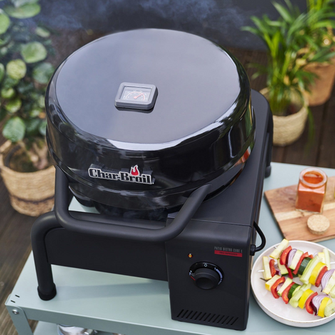 Char-Broil Patio Bistro Cube E elektrinis grilis balkonui ir terasai, juodas