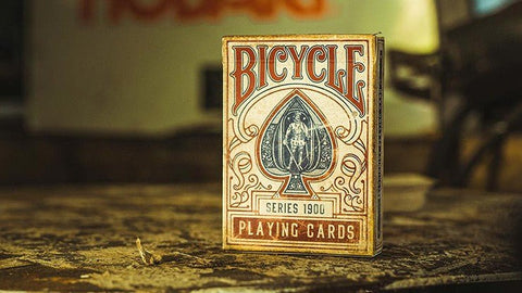 Ellusionist: Ellusionist 1900 Bicycle series kortos (raudonos) - HOBI.LT 🇱🇹