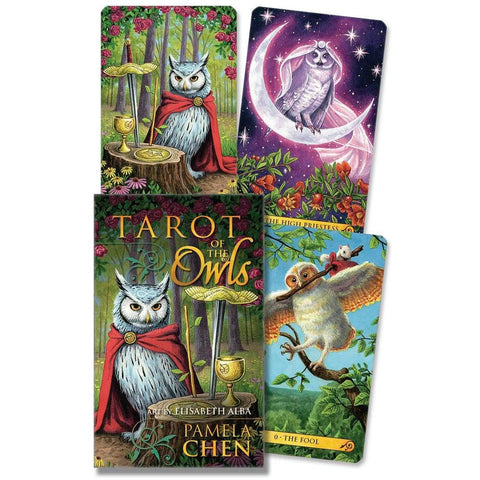 Llewellyn Tarot of the Owls mini tarot kortos – pelėdų išmintis