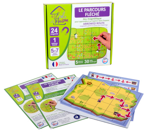 Magnetinis loginis žaidimas „Surask kelią“ vaikams 5–7 m.