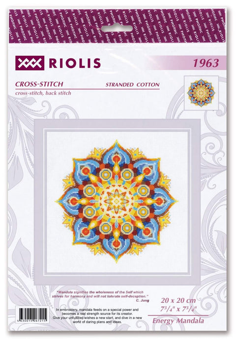 RIOLIS: Energy Mandala siuvinėjimo rinkinys iš RIOLIS Nr.: 1963 - HOBI.LT 🇱🇹