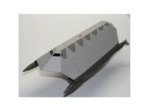 Sea Shadow laivo popierinis modelis 1:200 EM-002 – Extra Model