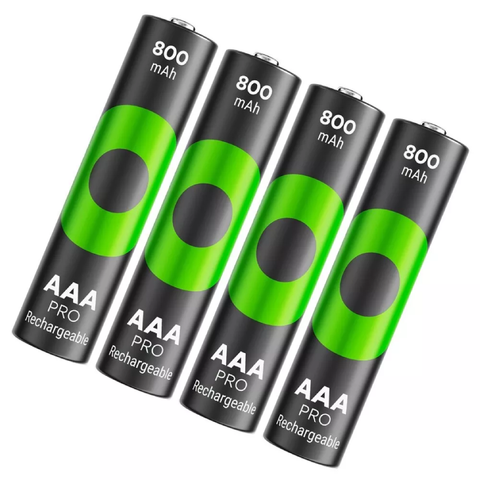 GP ReCyko Pro AAA 800mAh įkraunamos baterijos, 4 vnt.
