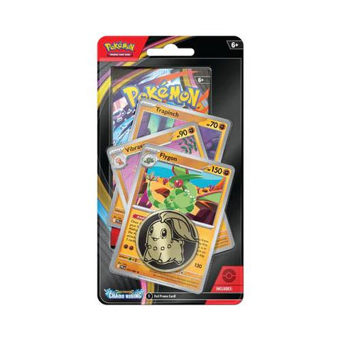 Pokémon TCG Chaos Rising Premium blisteris su promo kortomis ir moneta (ENG)