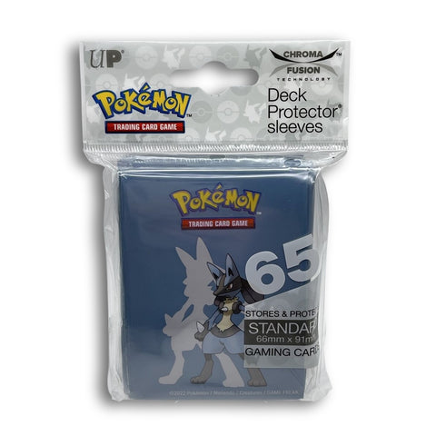 Pokémon TCG įmautės Lucario – Ultra PRO, 65 vnt., standartinės