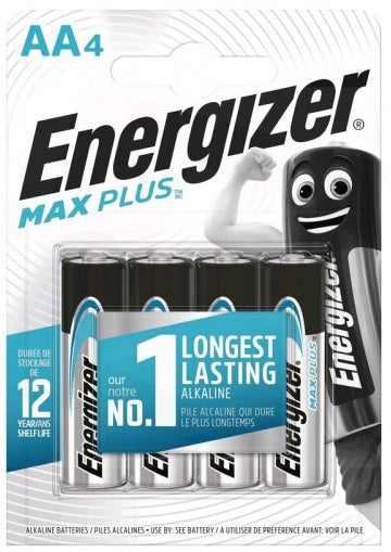 Energizer Max Plus AA šarminės baterijos 1,5 V, 4 vnt