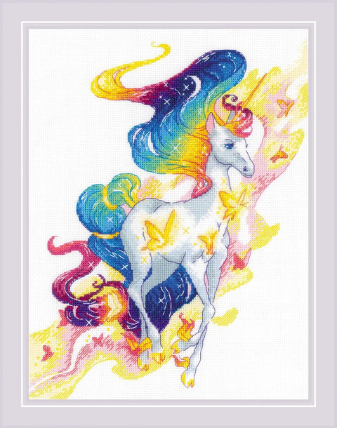 RIOLIS: Fairy Unicorn siuvinėjimo rinkinys iš RIOLIS Nr.: 1939 - HOBI.LT 🇱🇹