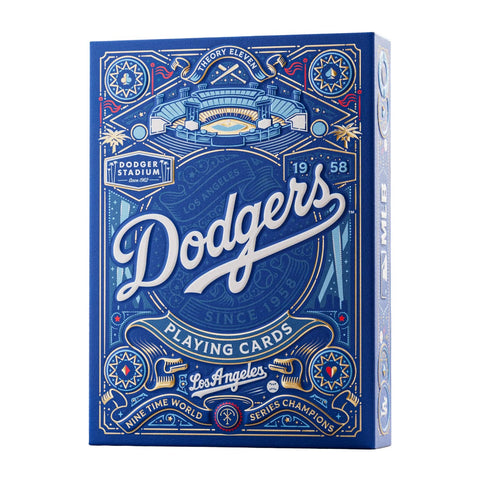 Theory11 Los Angeles Dodgers žaidimo kortos – kolekcinė kaladė