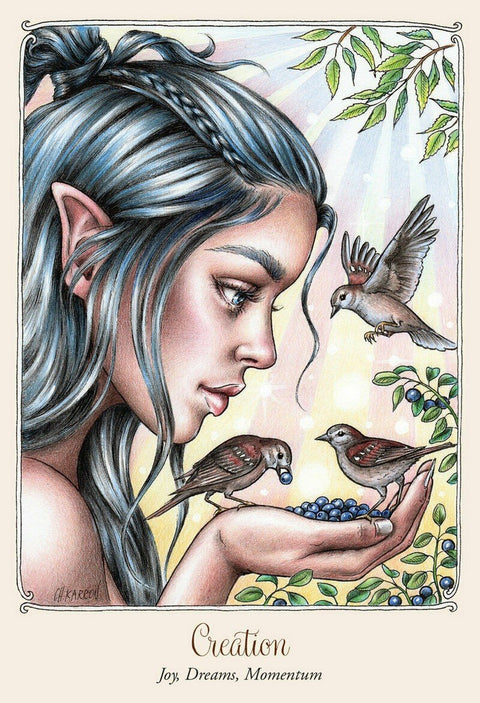 Blue Angel: Feary Temple Oracle kortos - HOBI.LT 🇱🇹