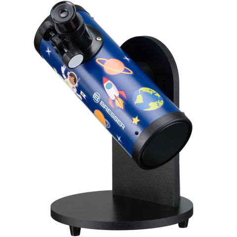 Kompaktiškas Dobsono teleskopas vaikams 76 mm, 15–50x su mėnulio filtru